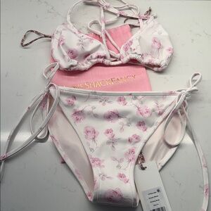 Love Shack Fancy Tween Dannie Heirloom Print Bikini- sterling dust SOLD OUT